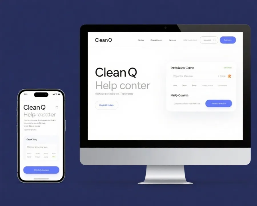 FAQ帮助中心界面示意图